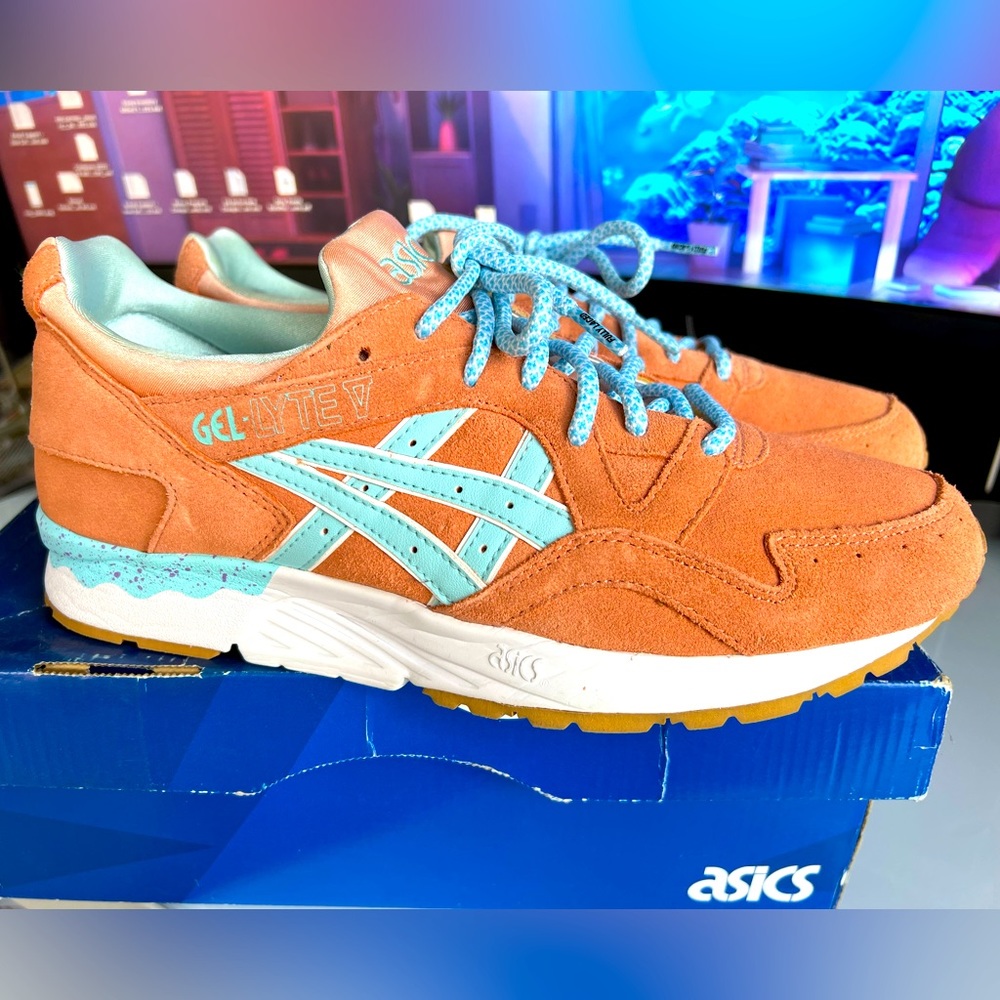 ASICS Gel Lyte V ‘Easter Pack’ Coral Reef size 9 men worn twice almost new!